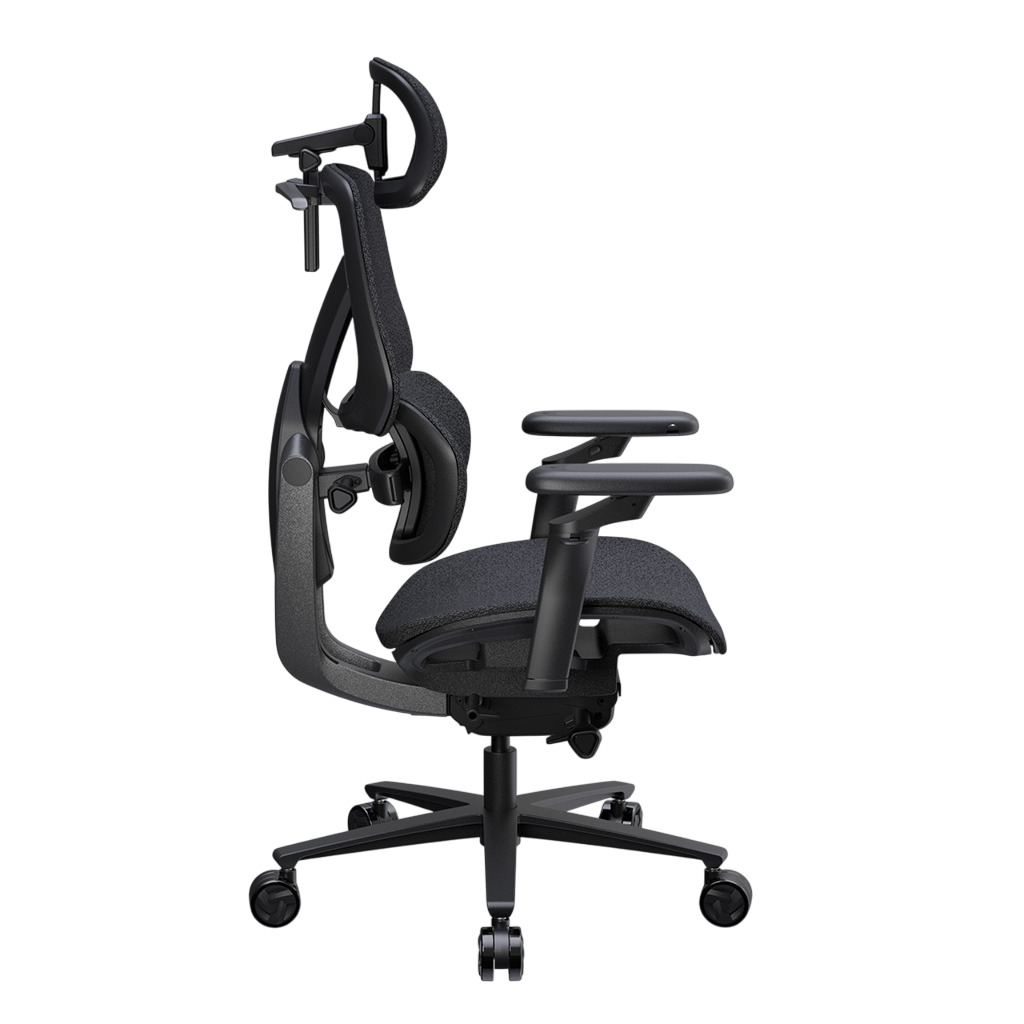 ThunderX3 - Silla Gaming Ergonomica ThunderX3 FLEX Pro, Apoio lombar 360 graus - Loft Dark Grey