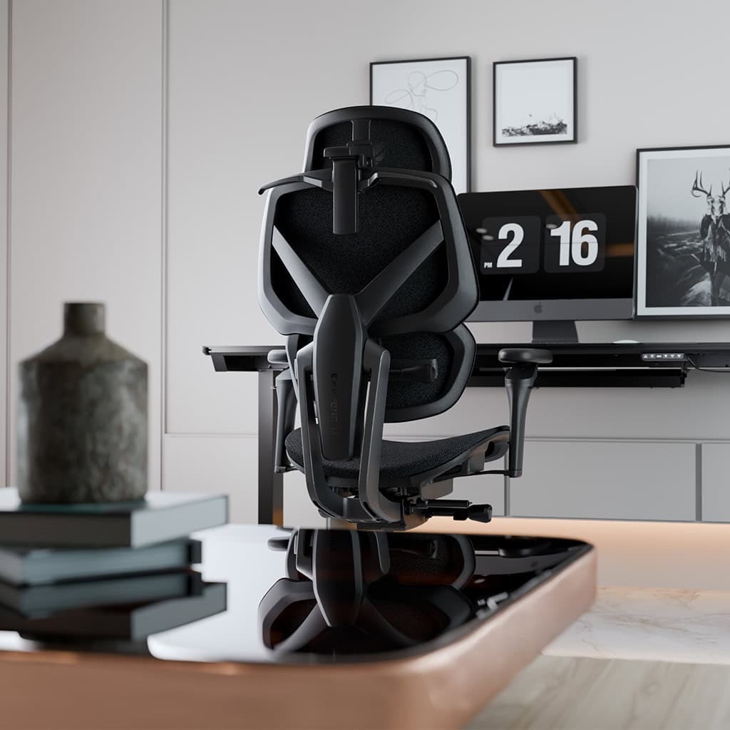ThunderX3 - Silla Gaming Ergonomica ThunderX3 FLEX Pro, Apoio lombar 360 graus - Loft Dark Grey