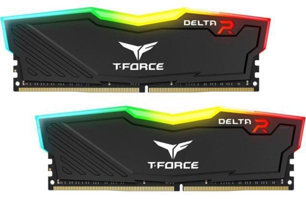 Team Group Kit 16GB (2 x 8GB) DDR4 3200MHz Delta RGB Negro CL16