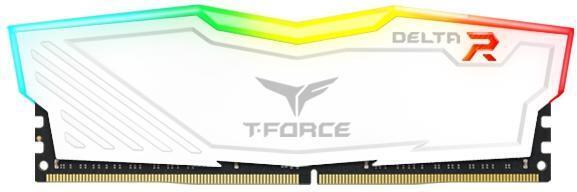 Team Group - Team Group Kit 32GB (2 x 16GB) DDR4 3200MHz Delta RGB Blanco CL16