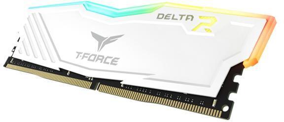 Team Group - Team Group Kit 32GB (2 x 16GB) DDR4 3200MHz Delta RGB Blanco CL16