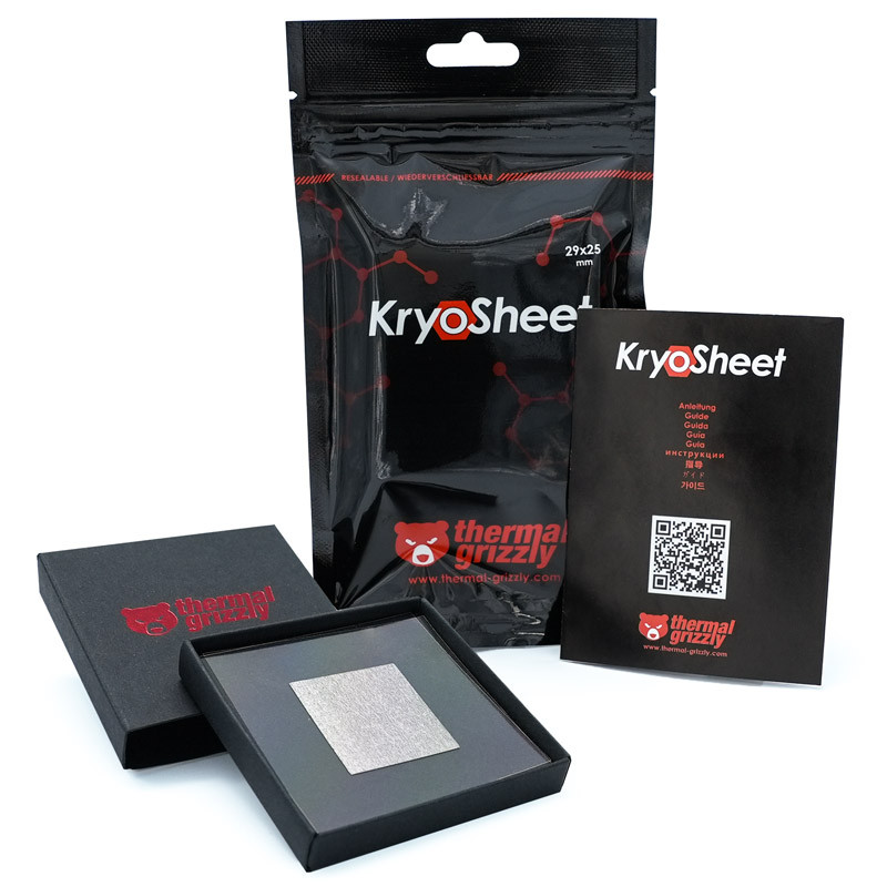 Thermal Grizzly - Almohadilla térmica Thermal Grizzly KryoSheet - 29 x 25 mm