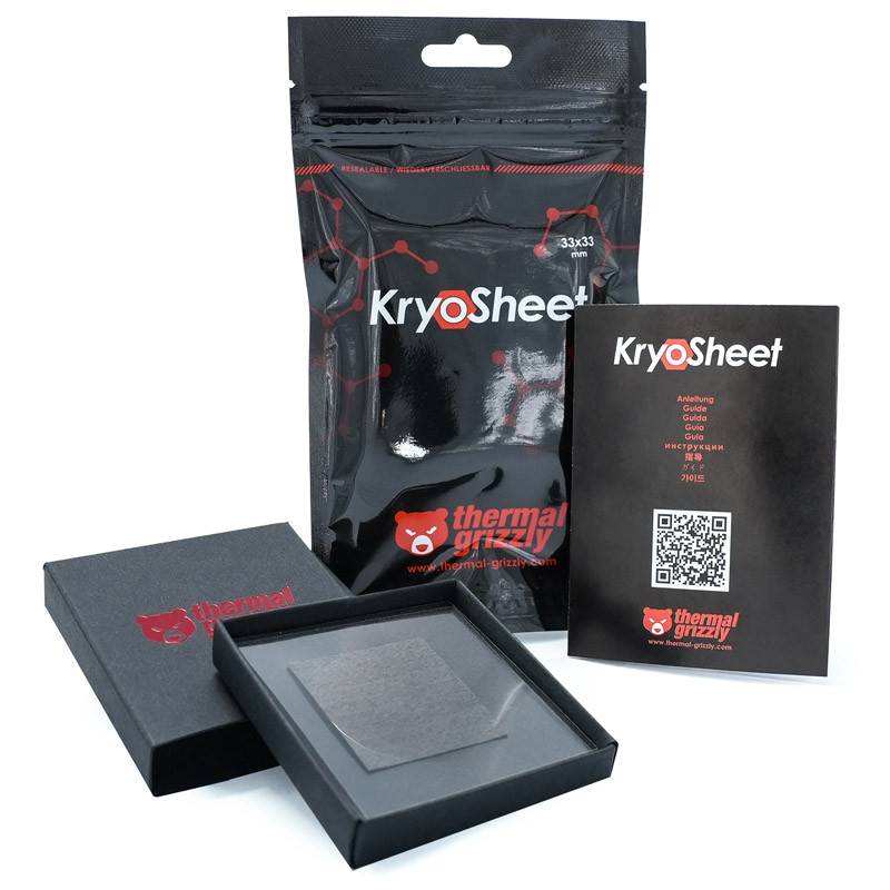 Thermal Grizzly - Almohadilla térmica Thermal Grizzly KryoSheet - 33 x 33 mm