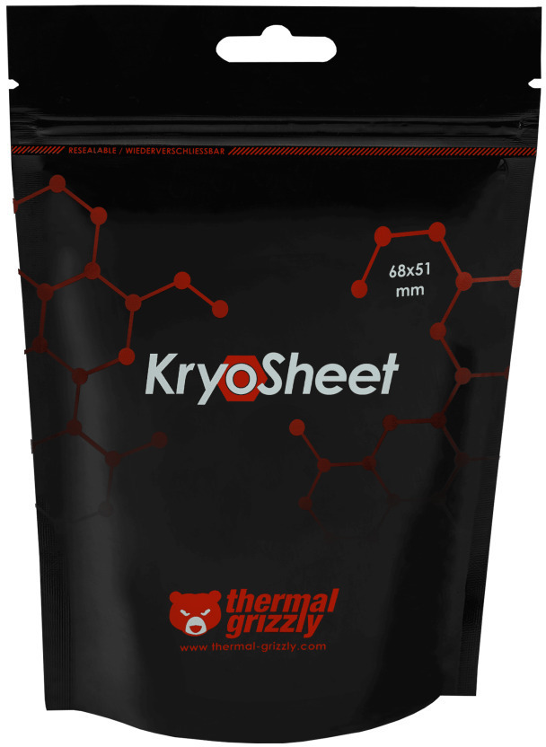 Thermal Grizzly - Almohadilla térmica Thermal Grizzly KryoSheet - 68 x 51 mm