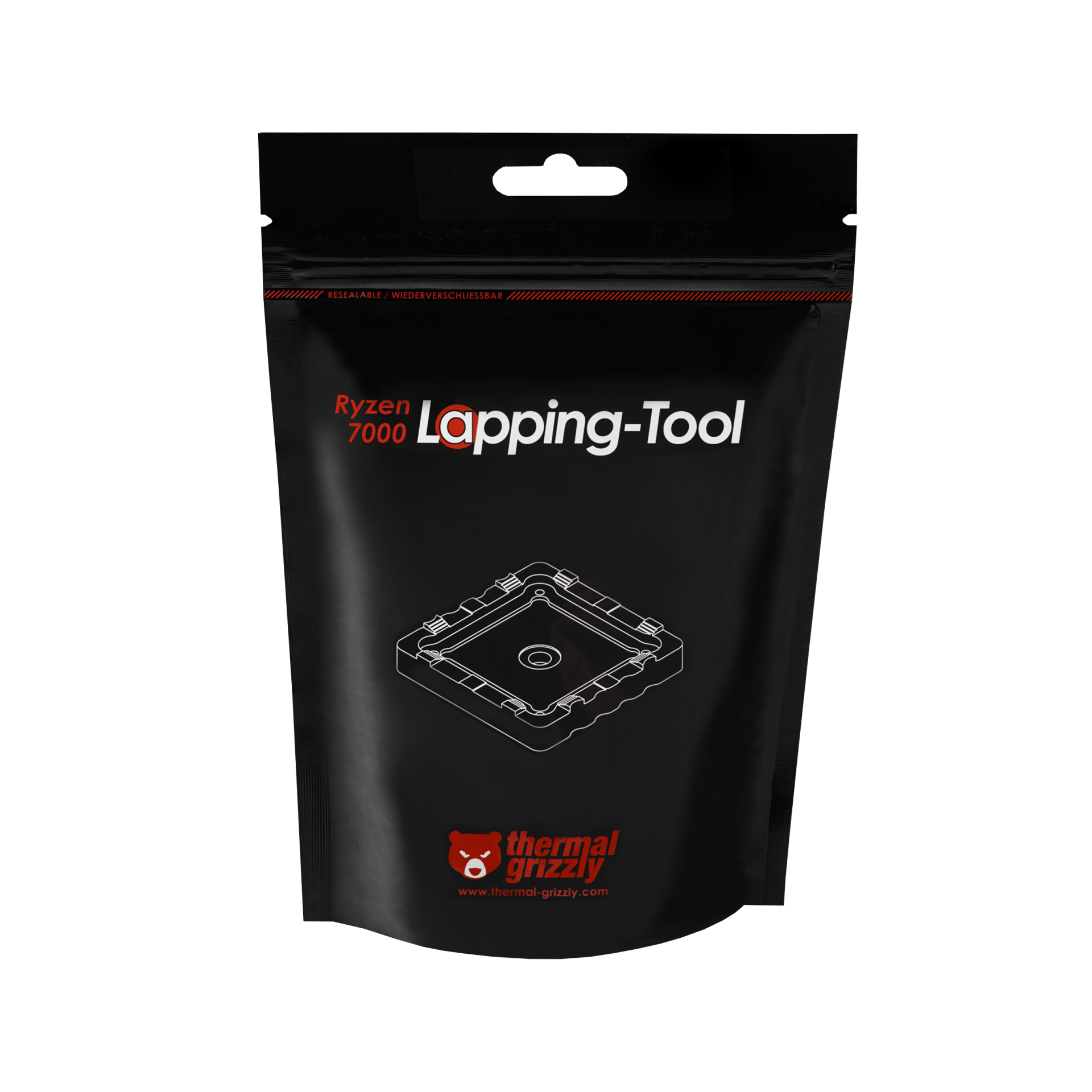 Thermal Grizzly - Herramienta de Lapping Thermal Grizzly para Ryzen 7000