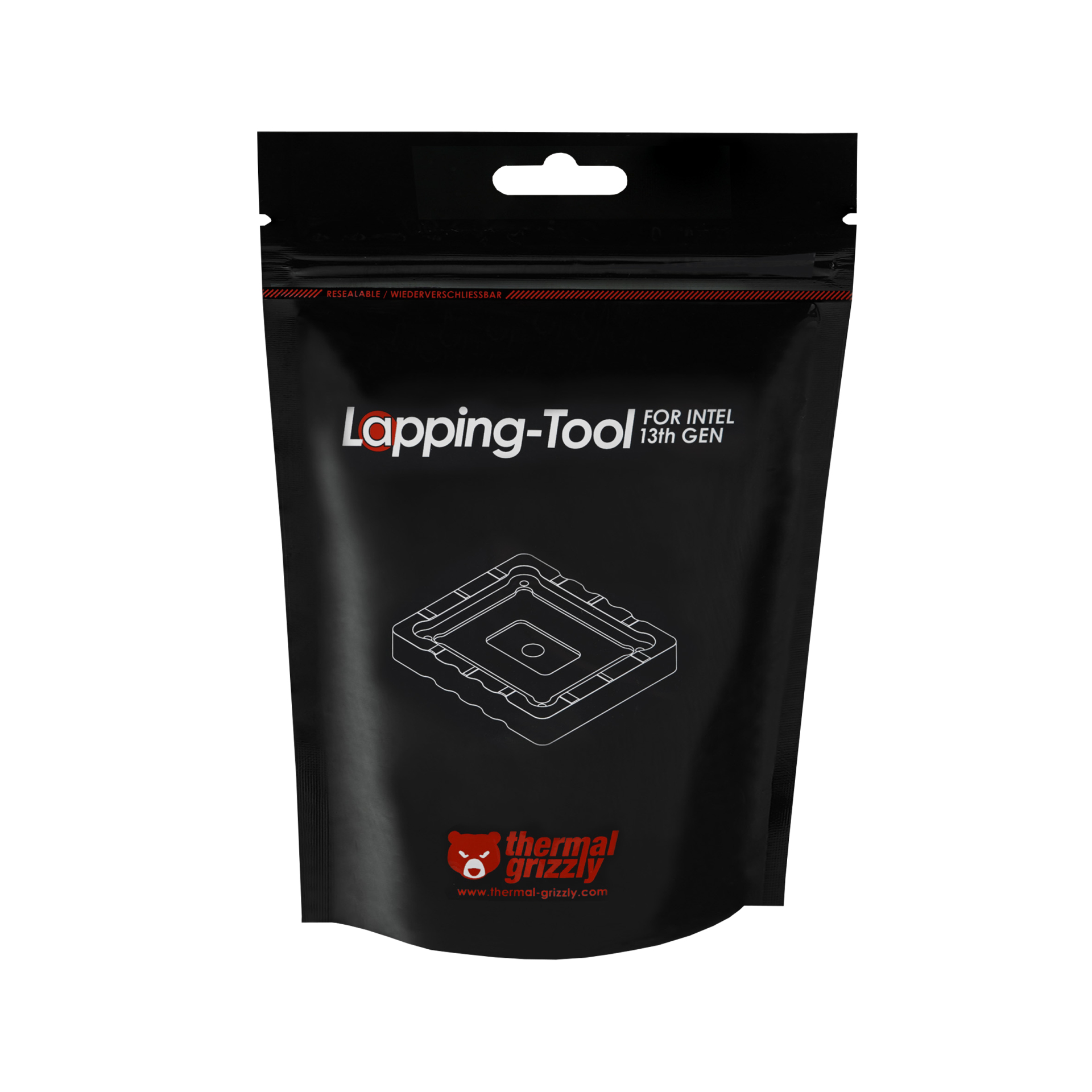 Thermal Grizzly - Herramienta de Lapping Thermal Grizzly para Intel Serie 13 y 14