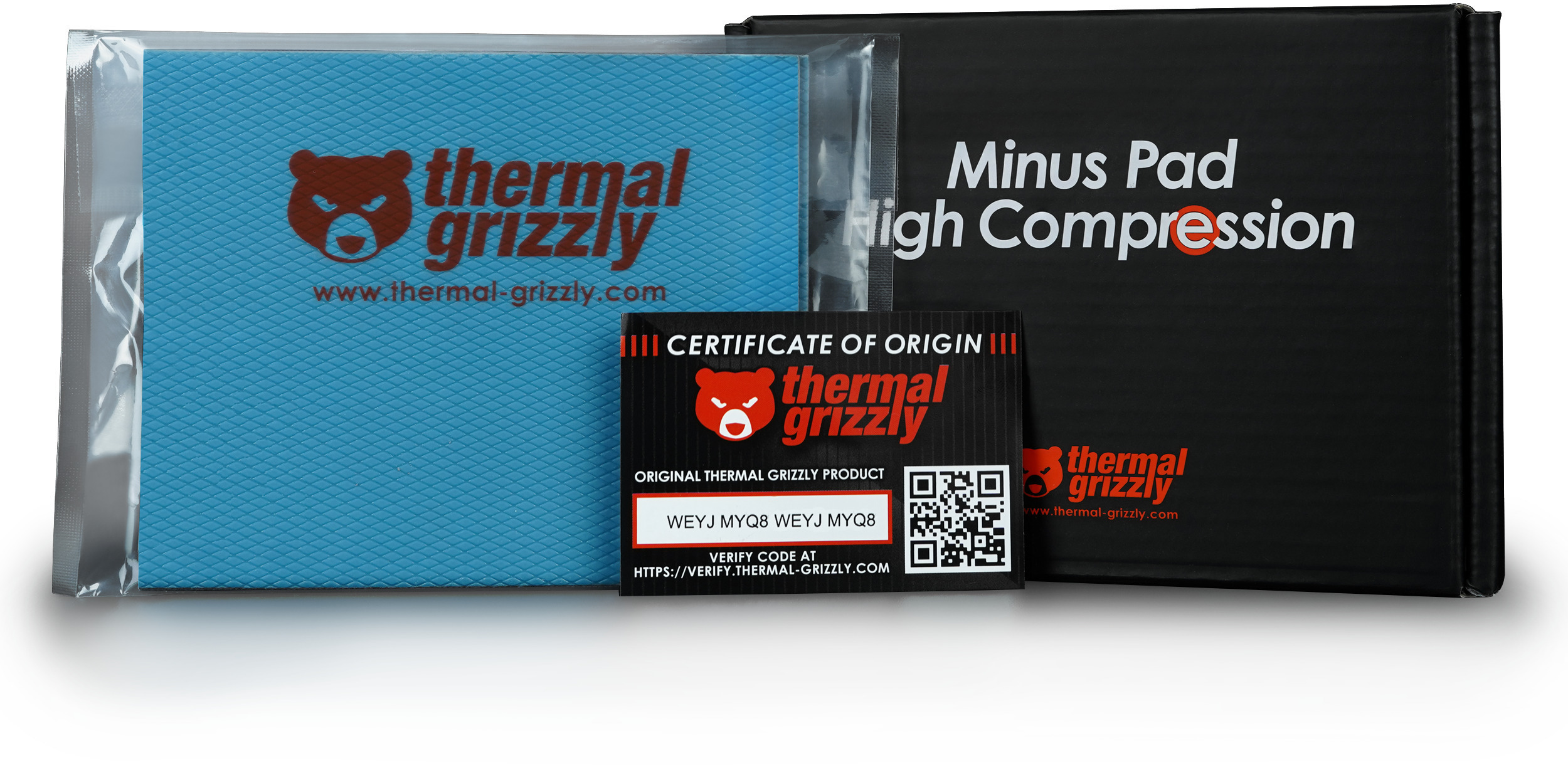 Thermal Grizzly - Thermal Pad Thermal Grizzly Minus Pad High Compression 120 x 100 x 2 mm (Pack 2)