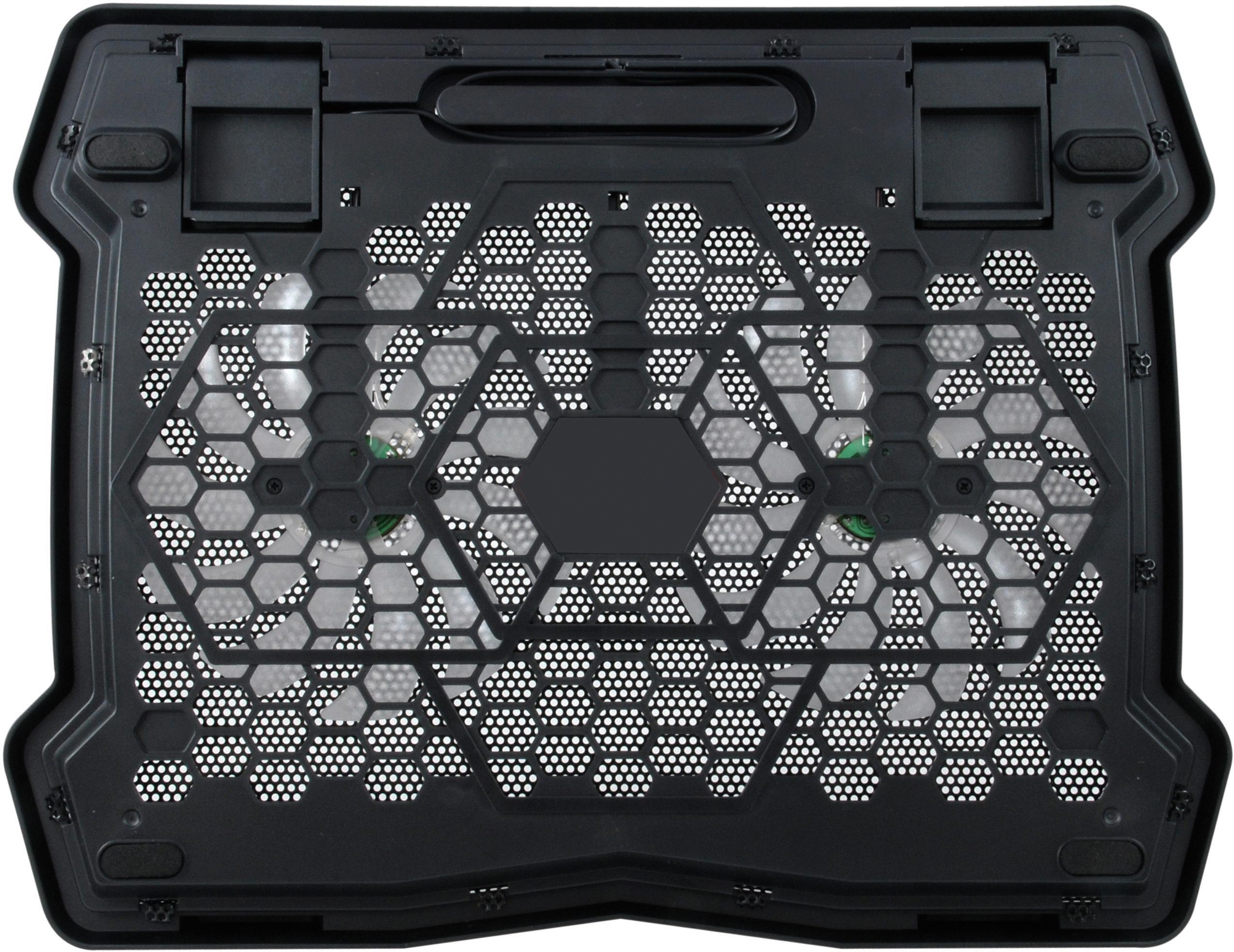 Conceptronic - Base Refrigeradora Conceptronic hast 16" con 2 ventiladores