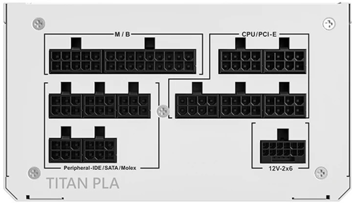 Montech - Fuente Montech Titan PLA 1000W 80 Plus Platinum PCIE5 (Cybenetics Platinum)