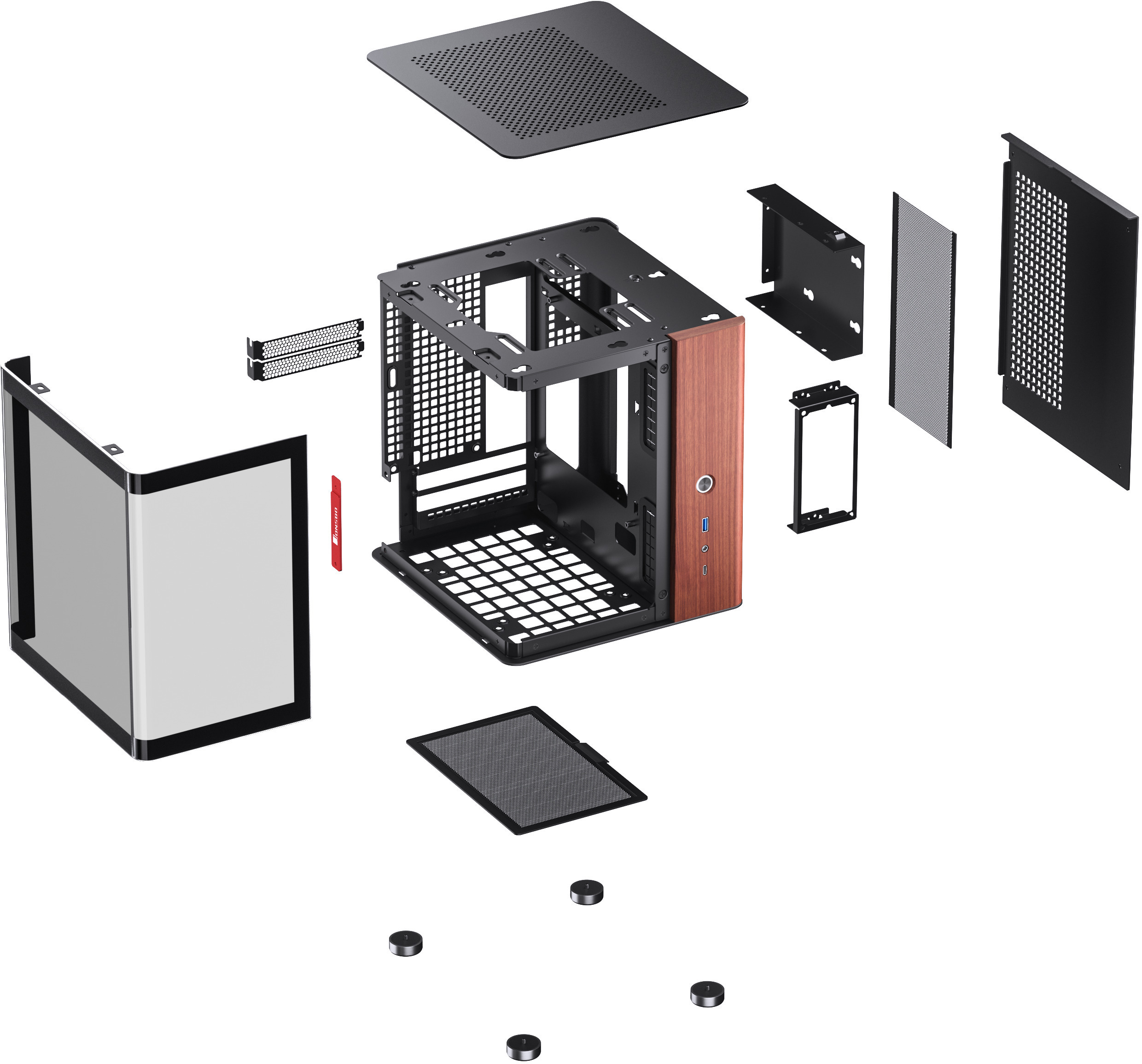 Jonsbo - Caja Mini-ITX Jonsbo TK-0 Negro