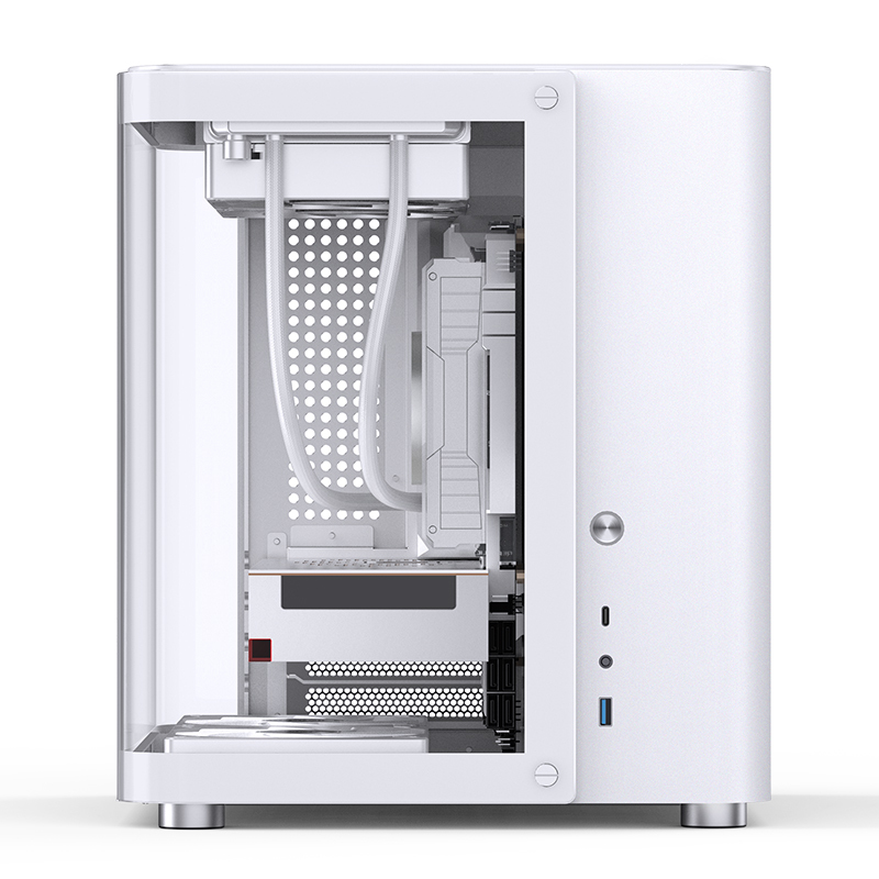 Jonsbo - Caja Micro-ATX Jonsbo TK-1 2.0 Vidrio Templado Blanco