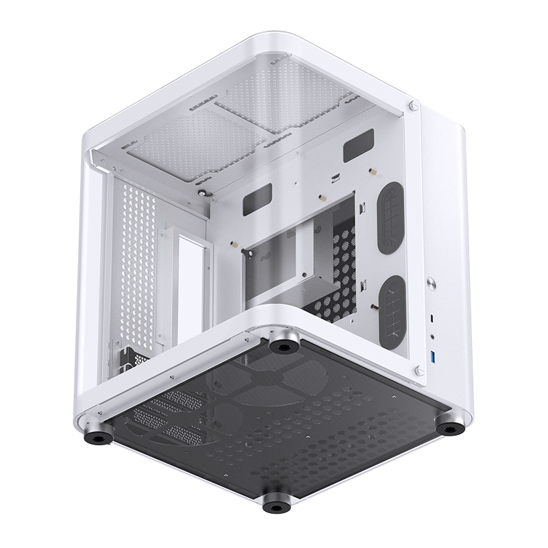 Jonsbo - Caja Micro-ATX Jonsbo TK-1 2.0 Vidrio Templado Blanco