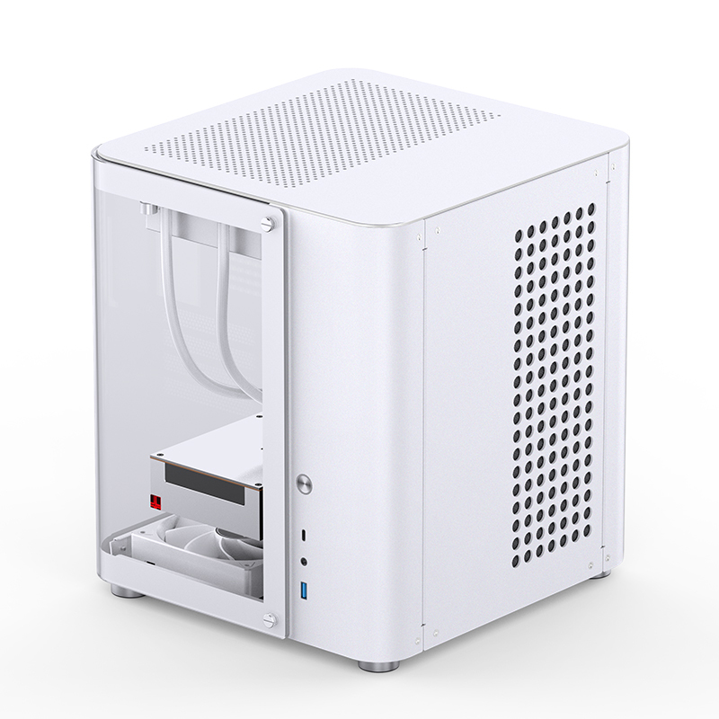 Jonsbo - Caja Micro-ATX Jonsbo TK-1 2.0 Vidrio Templado Blanco