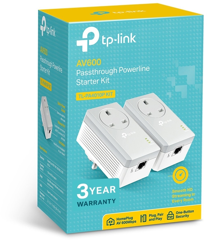 TP-Link - Repetidor TP-Link TL-PA4010PKIT AV500 AC Passthrygh