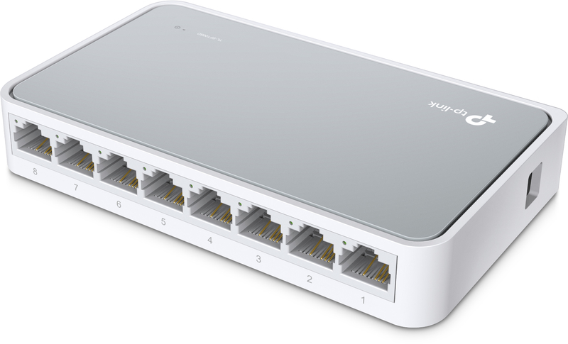 TP-Link - Switch TP-Link TL-SF1008D 8 Portas 10/100 Mbps