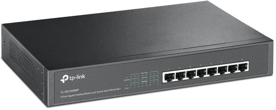 TP-Link - Switch TP-Link TL-SG1008MP 8 Portas Gigabit PoE+