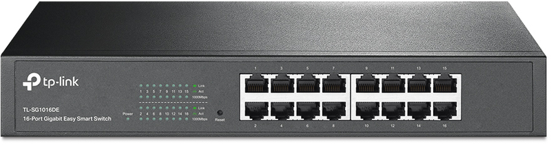 TP-Link - Switch TP-Link TL-SG1016DE 16 Portas Gigabit Easy Smart Switch