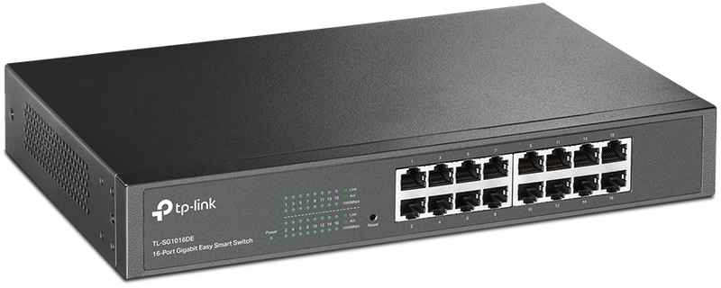 TP-Link - Switch TP-Link TL-SG1016DE 16 Portas Gigabit Easy Smart Switch