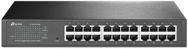 TP-Link - Switch TP-Link TL-SG1024DE 24 Portas Gigabit Easy Smart Switch