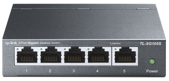 TP-Link - Switch TP-Link TL-SG105S 5 Portas Gigabit