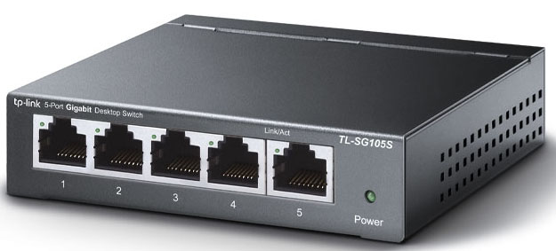 TP-Link - Switch TP-Link TL-SG105S 5 Portas Gigabit