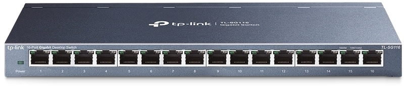 TP-Link - Switch TP-Link TL-SG116 16 Portas Gigabit Desktop Switch