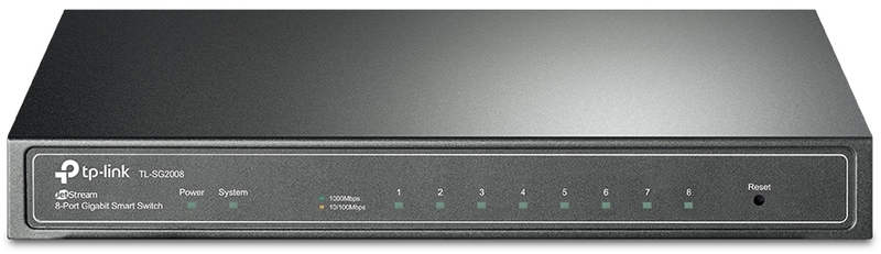 TP-Link - Switch TP-Link SG2008 JetStream 8 Portas Gigabit Smart Switch