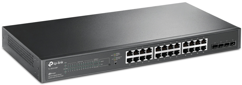 TP-Link - Switch TP-Link SG2428P JetStream 28 Portas Gigabit + Smart Switch c/ 24 Portas PoE+