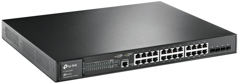 TP-Link - Switch TP-Link SG3428MP JetStream 28 Portas Gigabit + L2 Managed Switch c/ 24 Portas PoE+