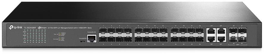 Switch TP-Link SG3428XF JetStream 24 Portas SFP L2+ Managed Switch with 4 10GE SFP+ Slots