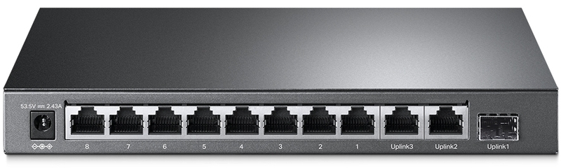 TP-Link - Switch TP-Link TL-SL1311MP Unmanaged 8-Port 10/100Mbps + 3-Port Gigabit Desktop Switch with 8-Port PoE+