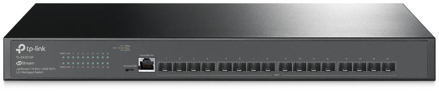 TP-Link - Switch TP-Link SX3016F JetStream 16 Portas 10GE SFP+ L2+ Managed Switch