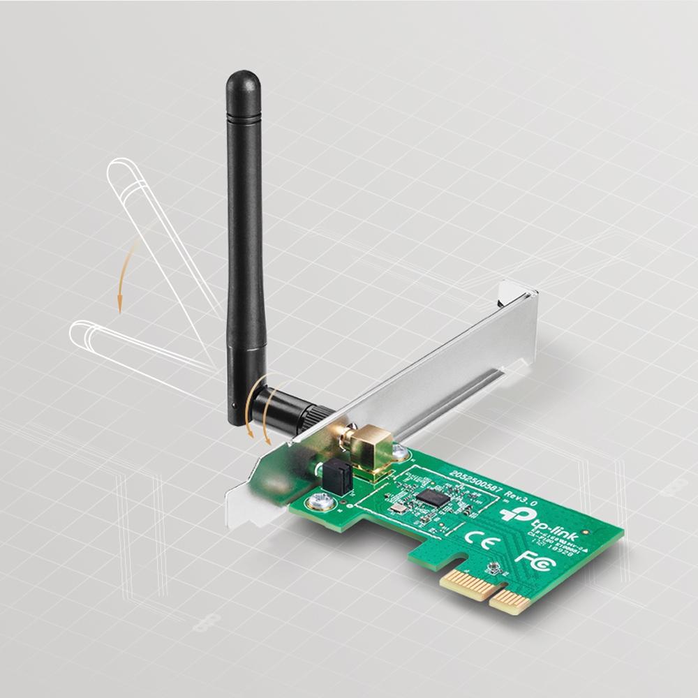 TP-Link - Tarjeta de Red TP-Link PCI Express TL-WN781ND 150Mbps Wi-Fi