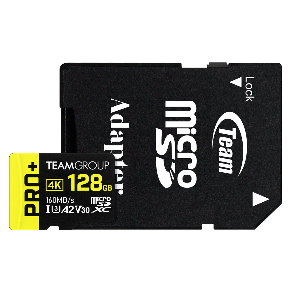 Tarjeta de Memoria Team Group PRO+ MicroSDXC A2 UHS-I U3 V30 128GB