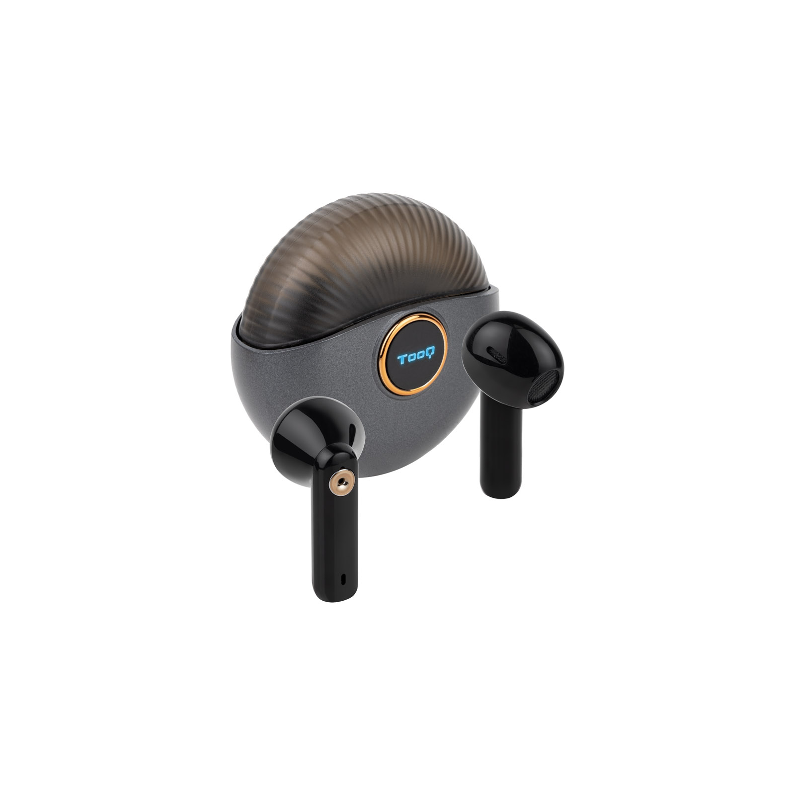 Auriculares Inalámbricos Bluetooth Tooq SNAIL Gris/Negro
