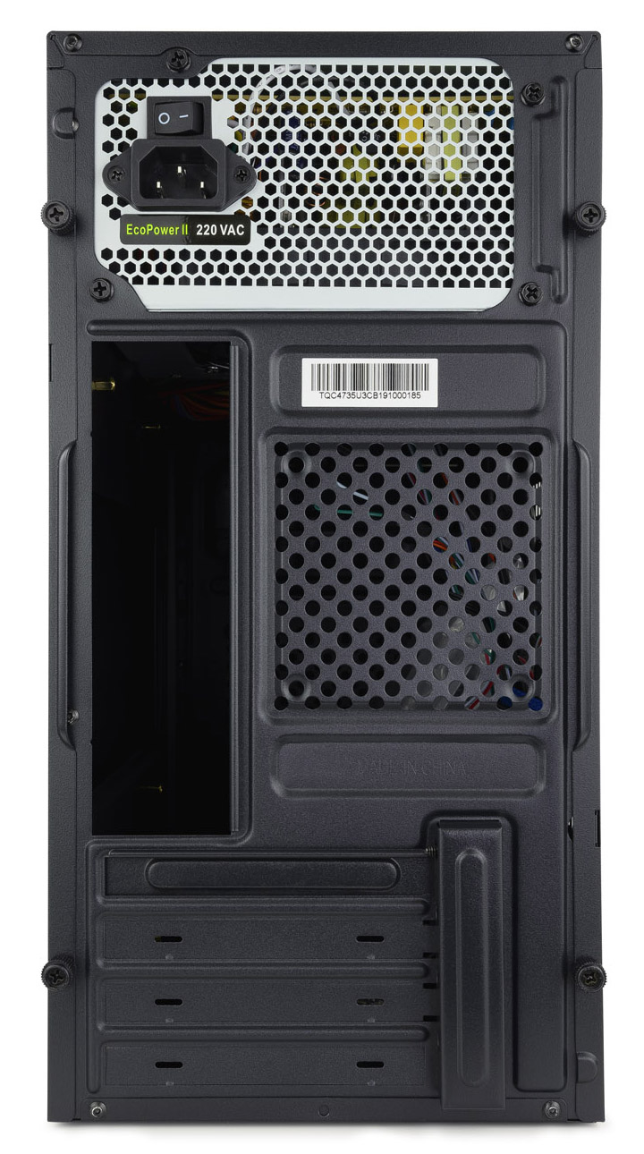 Tooq - Caja Micro-ATX Tooq C/ Fuente 500W + Lector Tarjetas + 2x USB 3.0 Negro