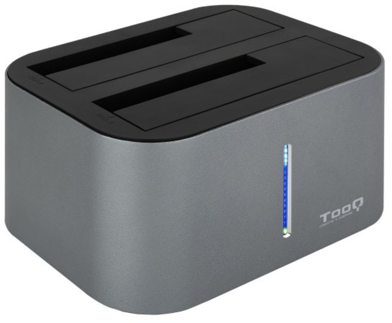 Tooq - Dock Tooq para 2x SATA 2.5/3.5 OTB - USB 3.1 Gen 1