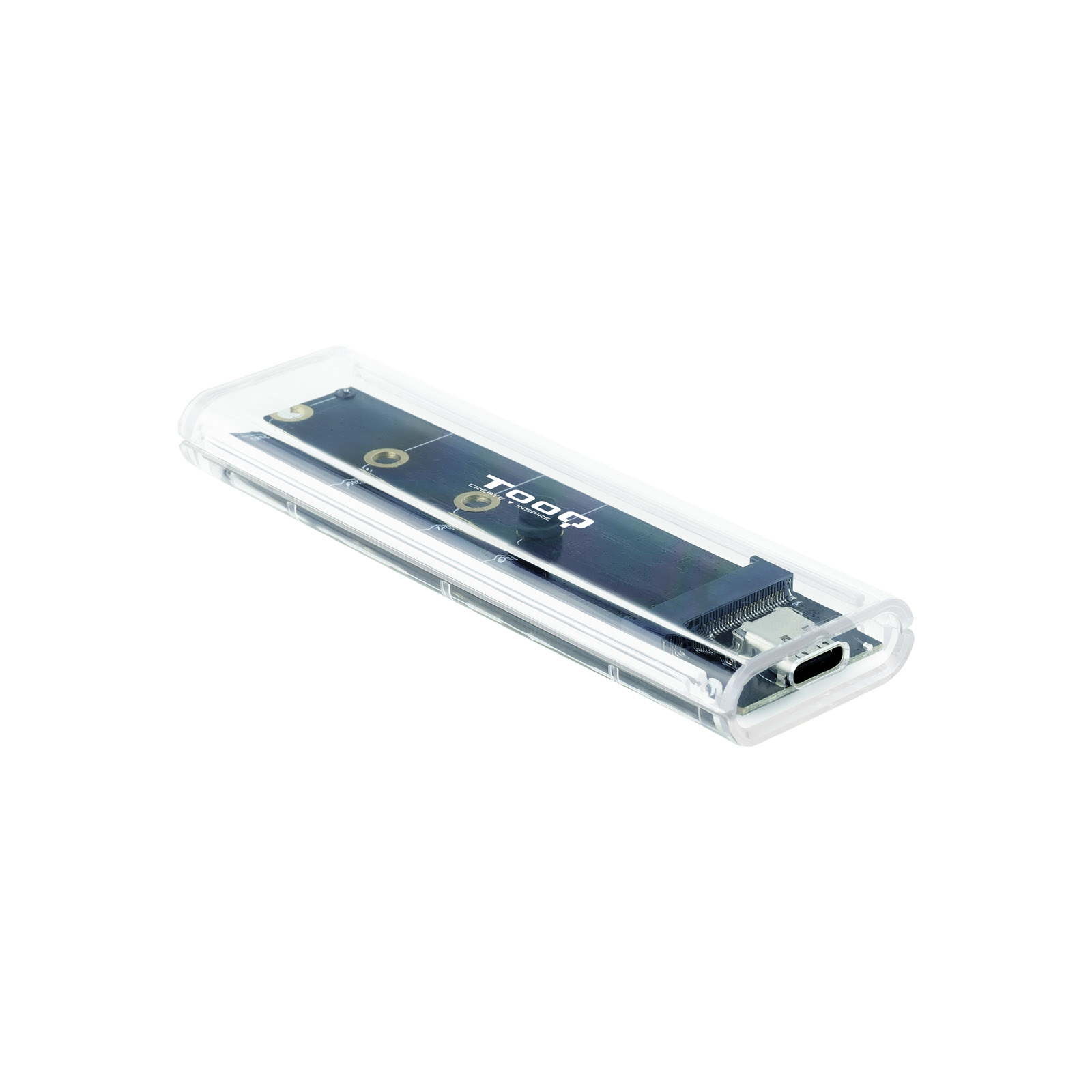 Tooq - Caja SSD Tooq M.2 NGFF/NVMe SSD RGB