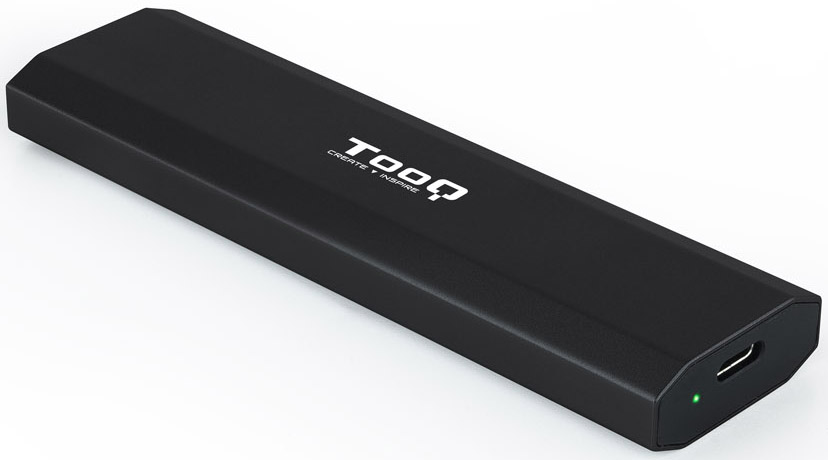 Tooq - Caja Externa SSD Tooq M.2 NGFF/NVMe SSD - USB 3.1 Gen 2 Negro