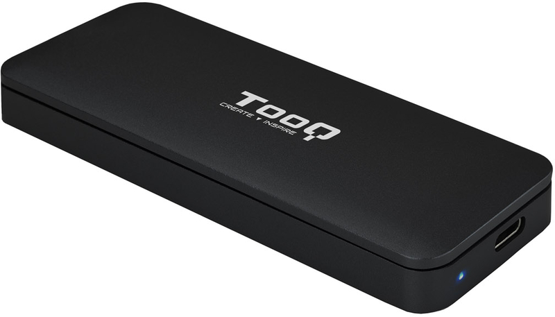 Caja Externa SSD Tooq M.2 NVME - USB 3.1 Gen 2 Negro