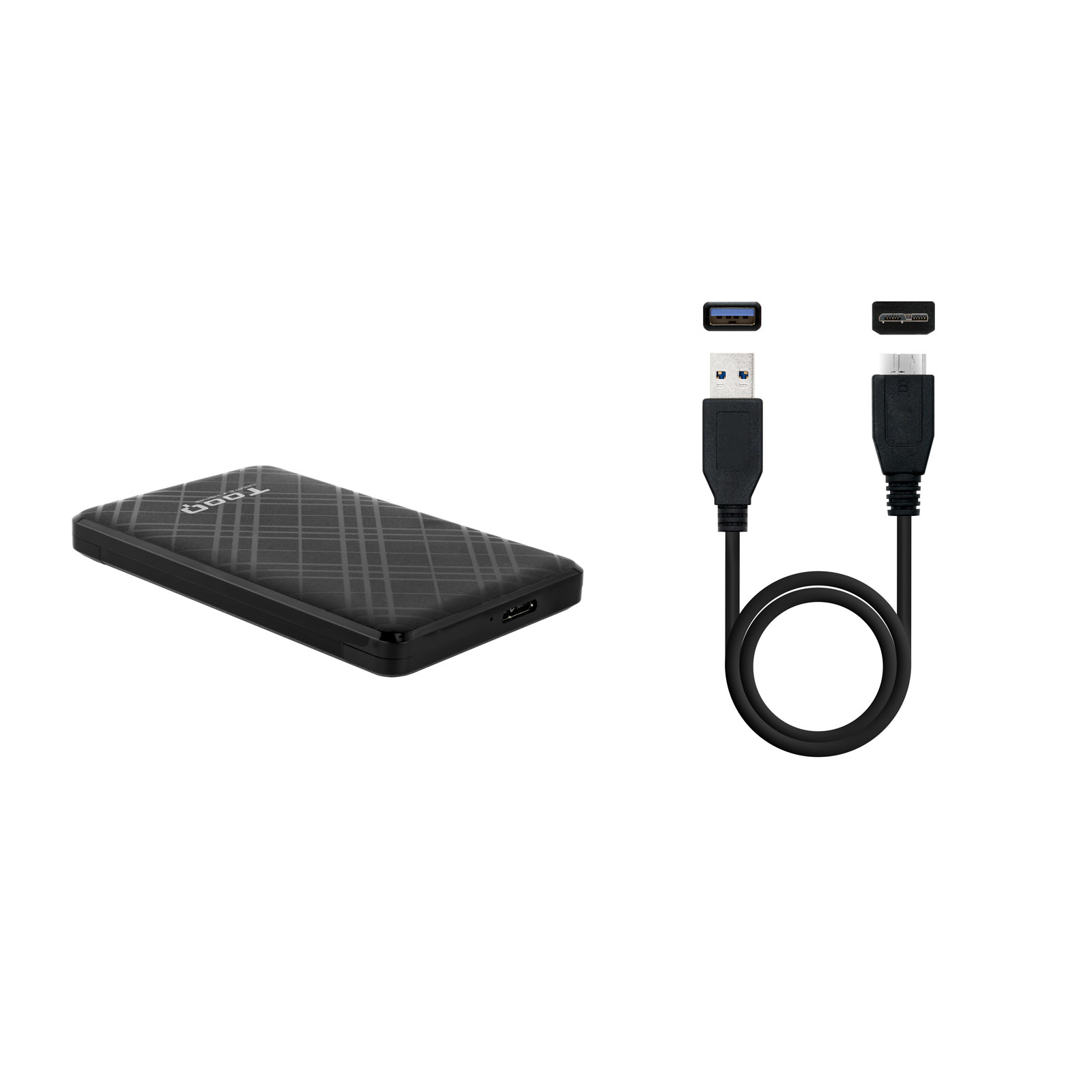 Tooq - Tooq Caja SSD 2.5" SATA USB3.1 Gen 1 Negro
