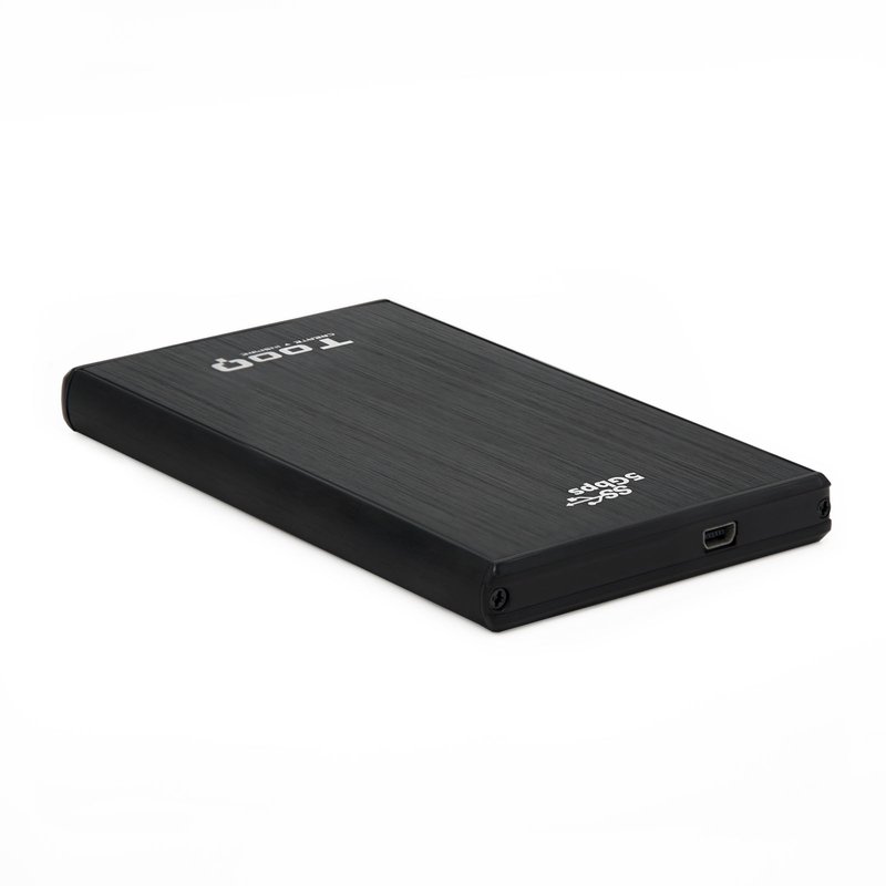Caja Externa HDD Tooq 2.5" SATA (9mm) - USB 3.0 Negro