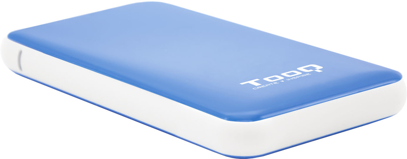 Tooq - Caja Externa HDD Tooq 2.5" SATA (9,5mm) UASP Tool Less - USB 3.1 Gen 1 Azul