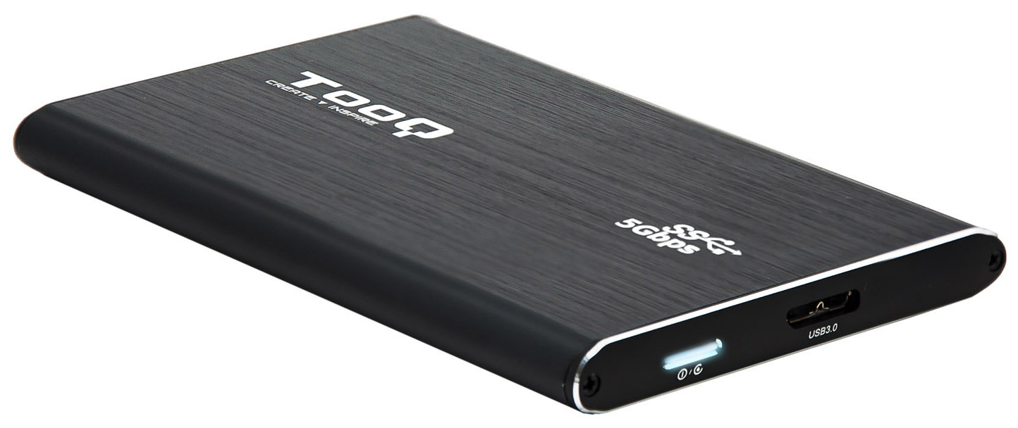Caja Externa HDD Tooq 2.5" SATA (7mm) - USB 3.0 UASP