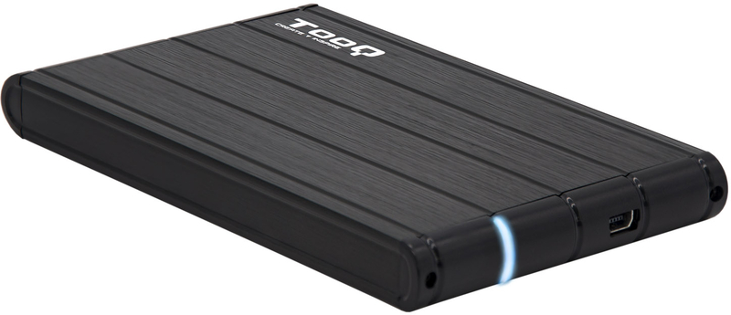 Caja Externa HDD Tooq 2.5" SATA (9,5mm) - USB 3.1 Gen 1 Negro