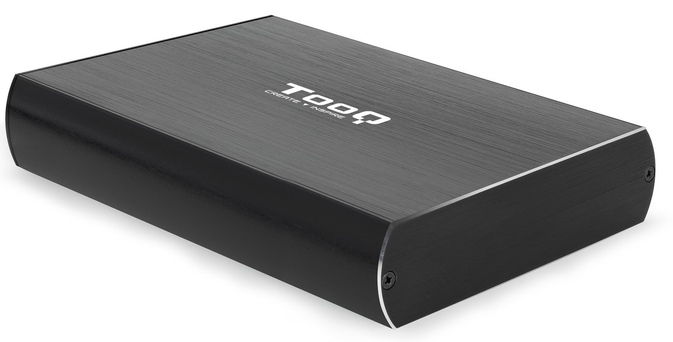 Tooq - Caja Externa HDD Tooq 3.5" SATA LED - USB 3.0 / 3.1 Negro