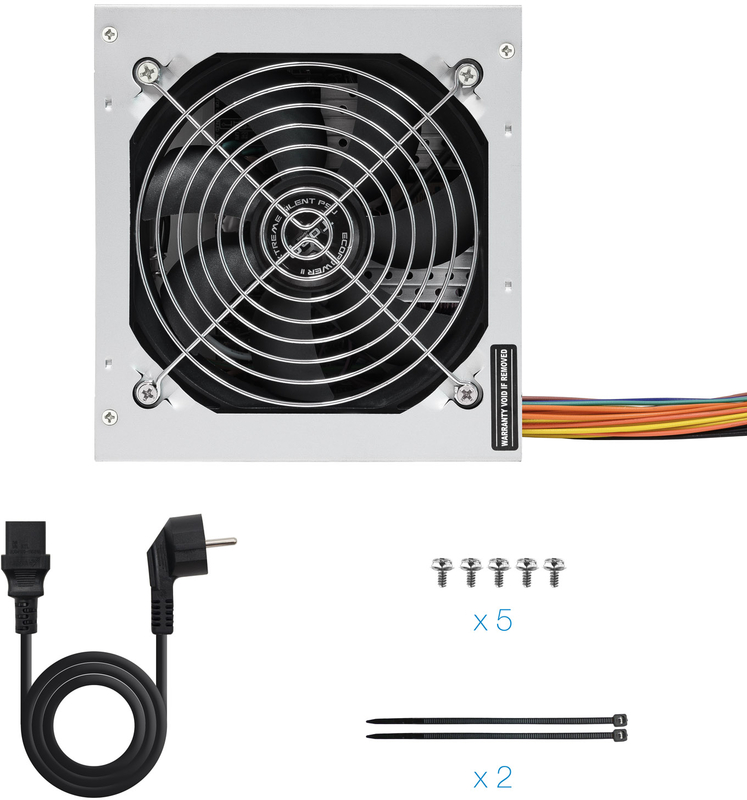 Tooq - Fuente Alimentación Tooq Ecopower II ATX 500W (S/Cable Alim)