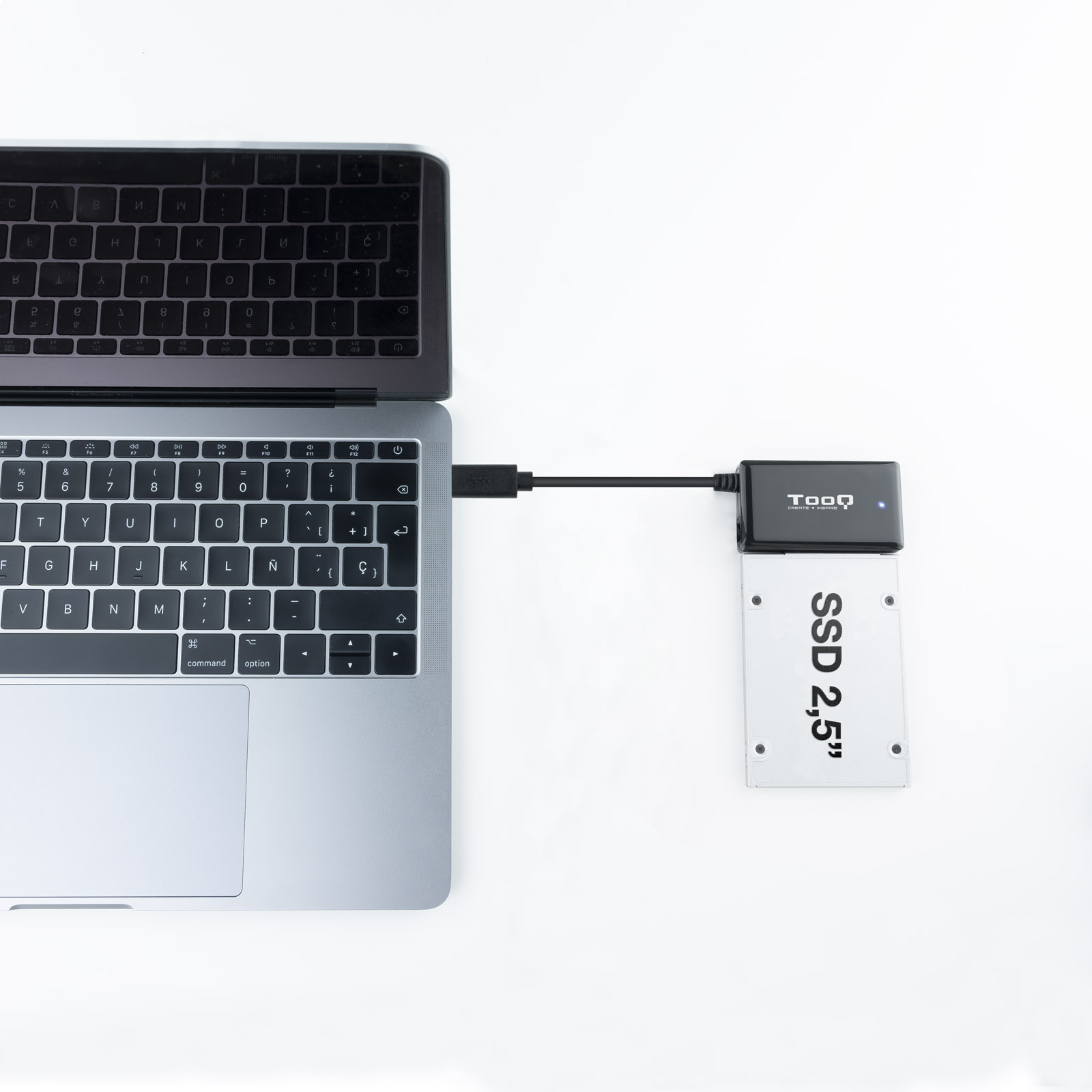 Tooq - Adaptador Tooq USB 3.0 USB-C - SATA HDD/SSD 2.5" / 3.5"