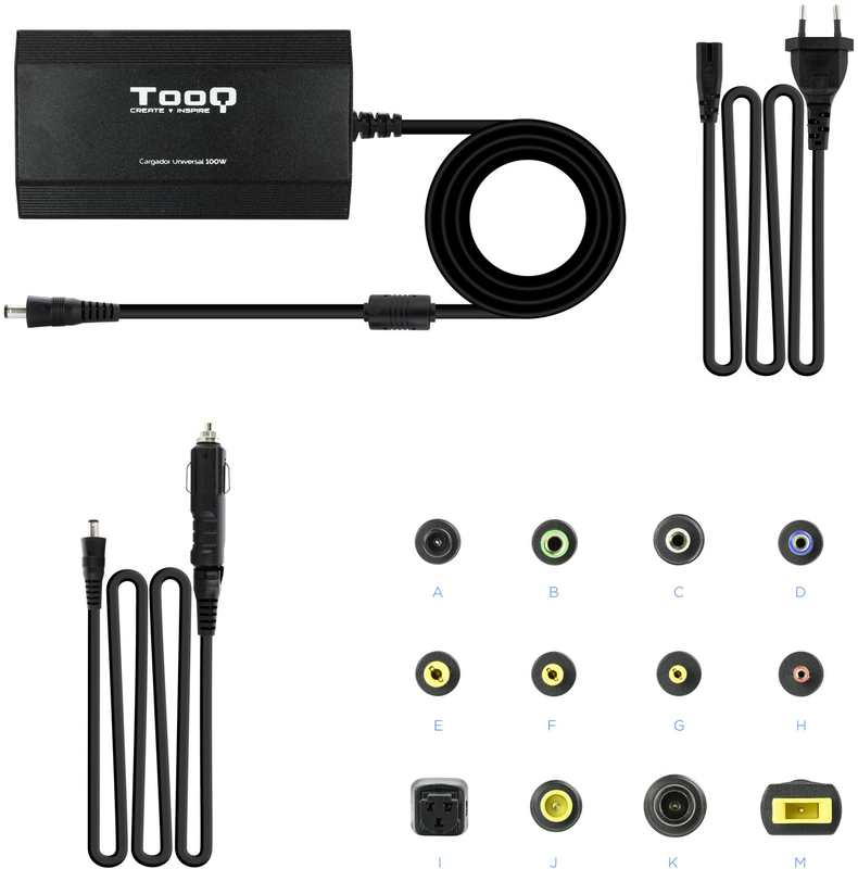 Tooq - Cargador de Portátil Tooq 100W 1x USB Manual