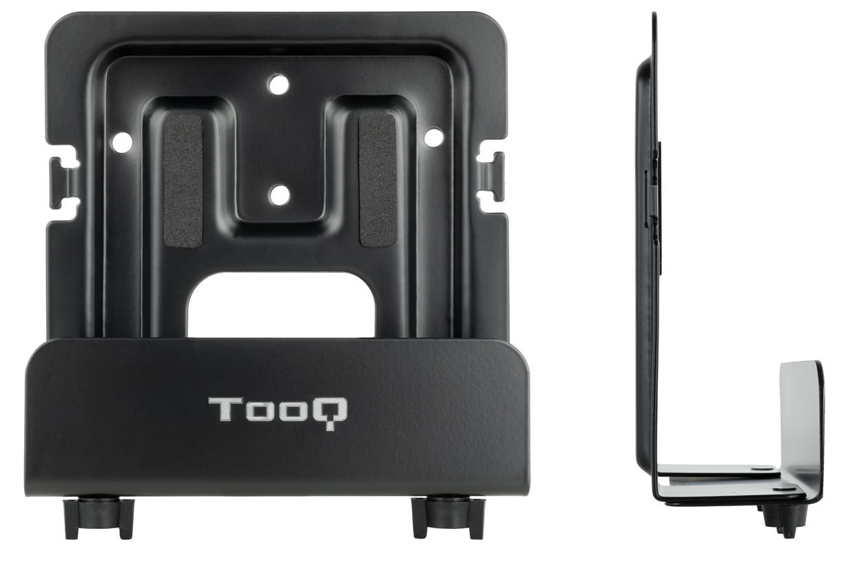 Tooq - Soporte de Pared Universal Tooq para Router / Mini-PC Negro